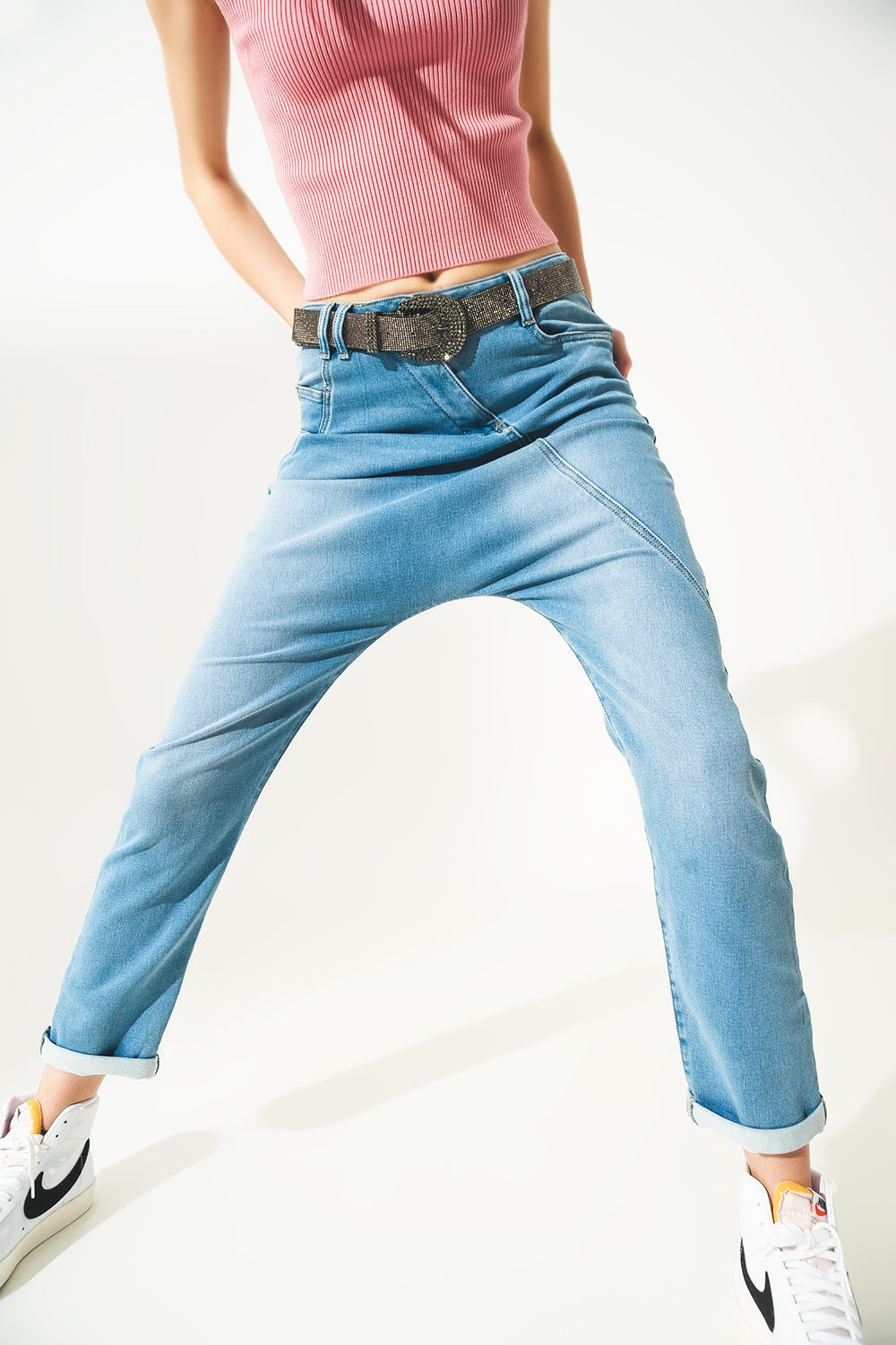90s baggy jeans in blue vintage wash | Just Cool Beans — jeans | the denim shop