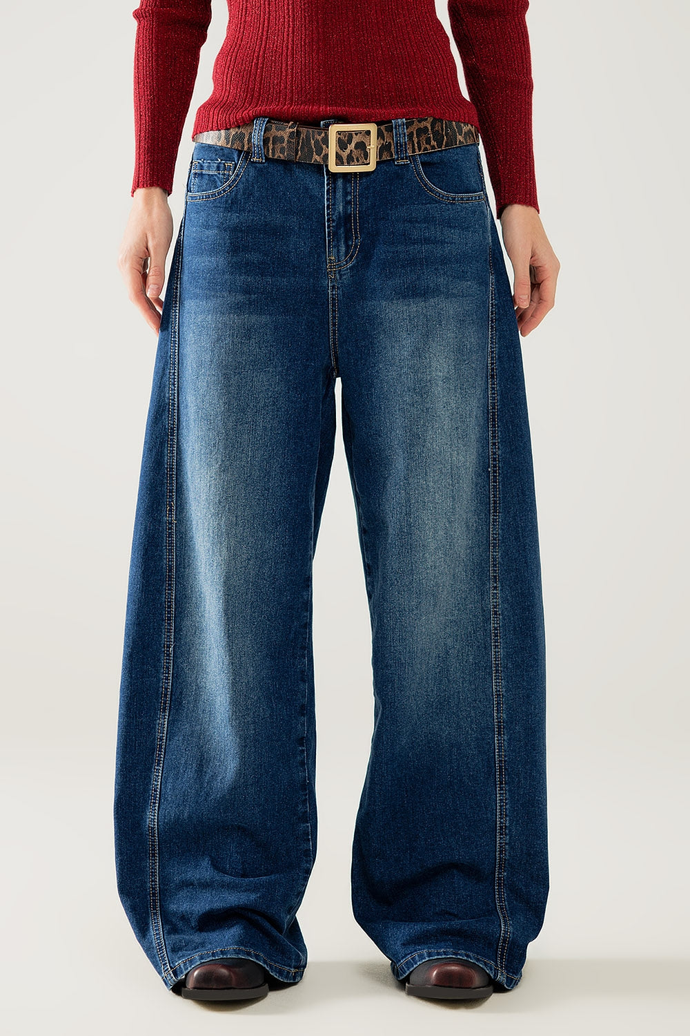 Baggy balloon jeans in mid wash | Just Cool Beans — jeans | the denim shop