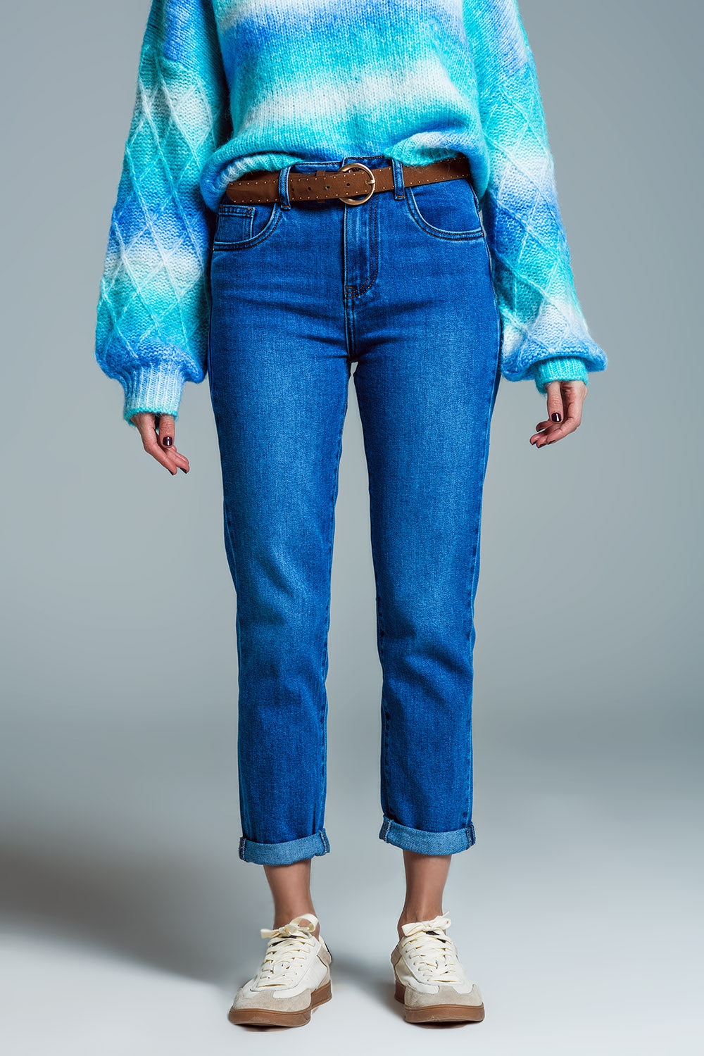 Basic skinny leg jeans in stretch denim in mid wash | Just Cool Beans — jeans | the denim shop