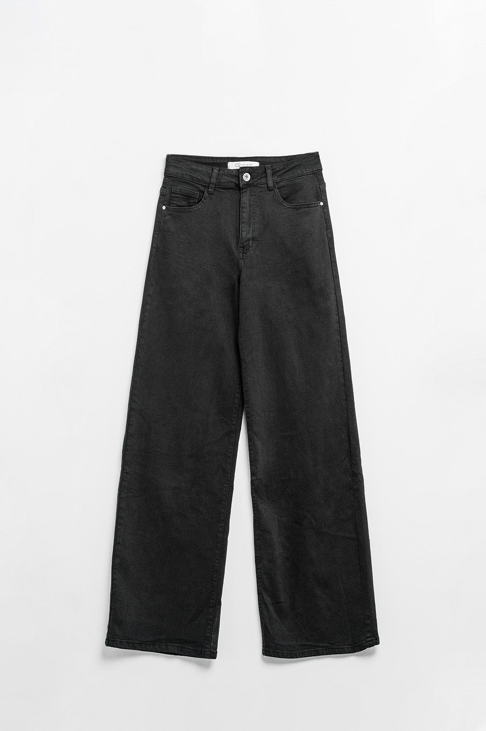 Black high-waisted wide-leg pants | Just Cool Beans — jeans | bottoms