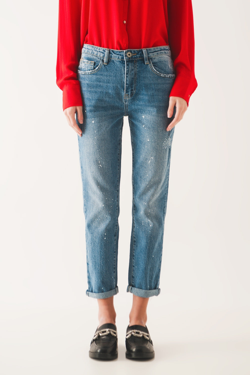 Bleach splatter mom jeans | Just Cool Beans — jeans | the denim shop