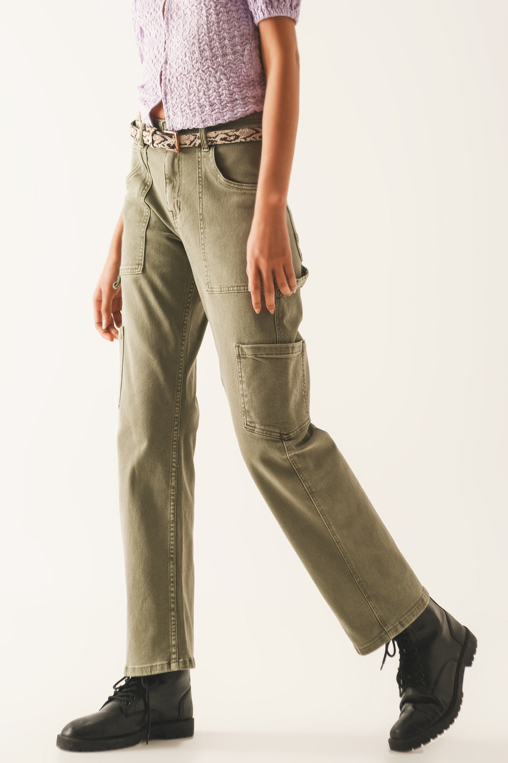 Cargo pants in khaki | Just Cool Beans — jeans | bottoms