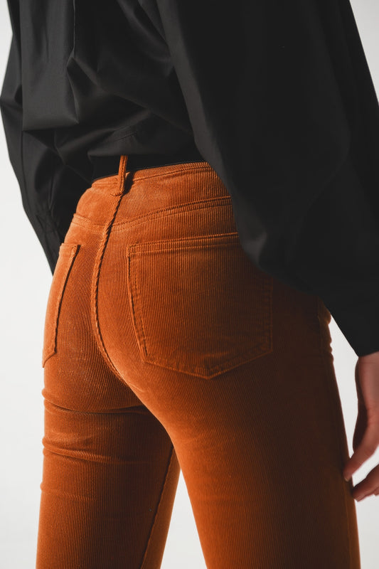 Cord flare in camel | Just Cool Beans
