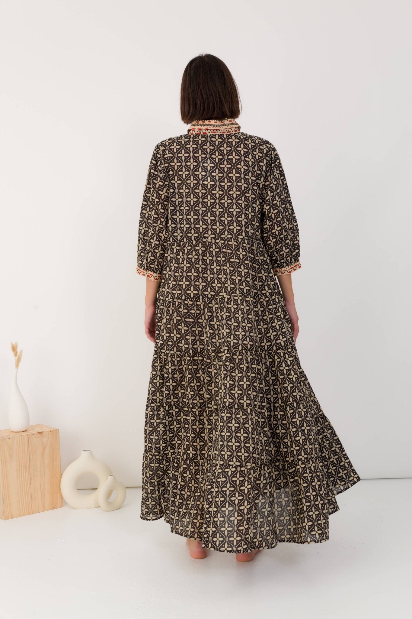 Cotton Voile Shirt Dress - Just Cool Beans