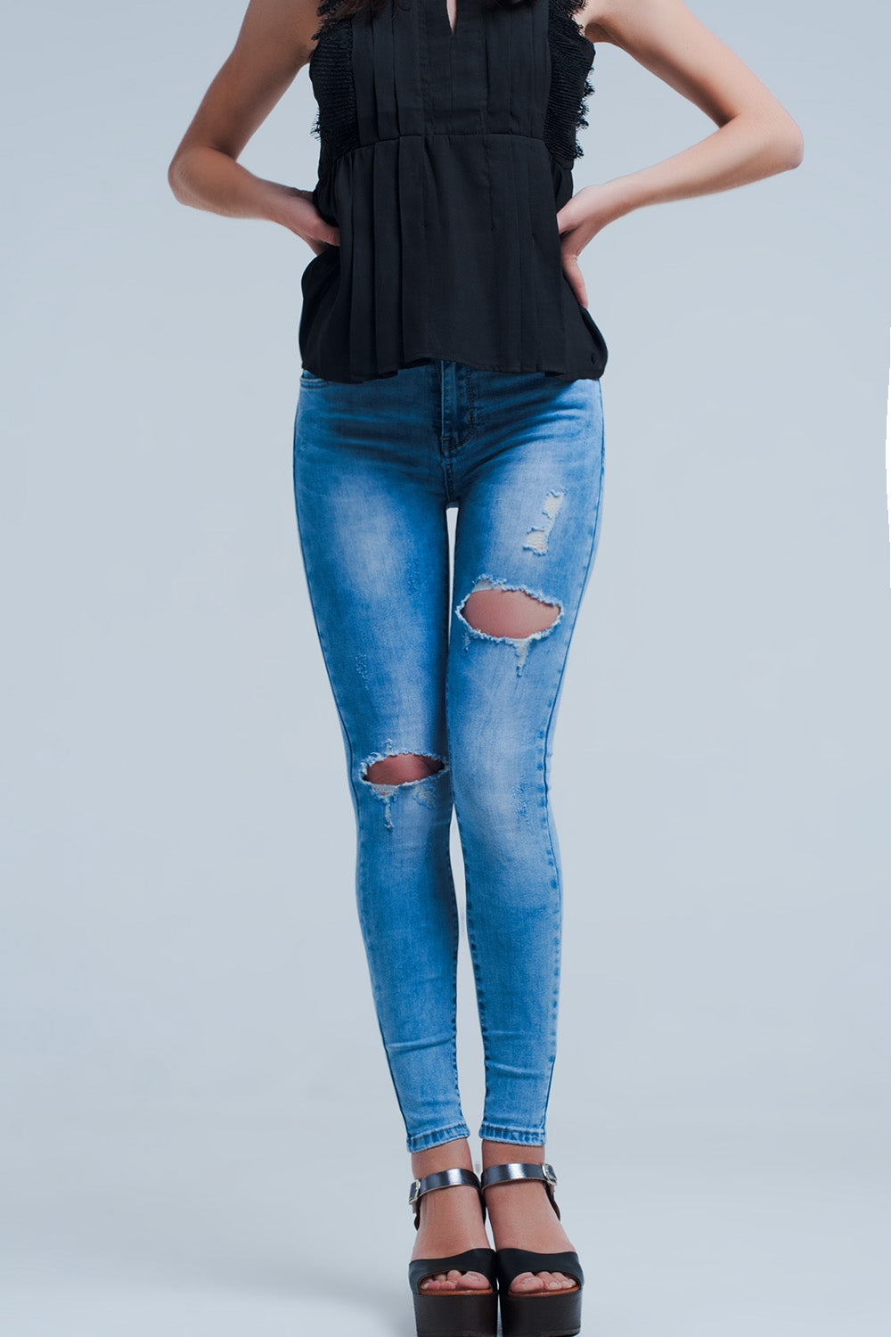 Distressed skinny jeans | Just Cool Beans — jeans | the denim shop