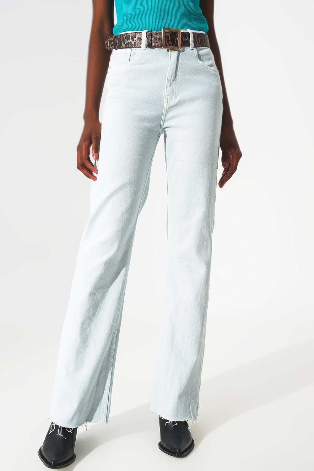 Elastic cotton jeans in light blue | Just Cool Beans — jeans | the denim shop
