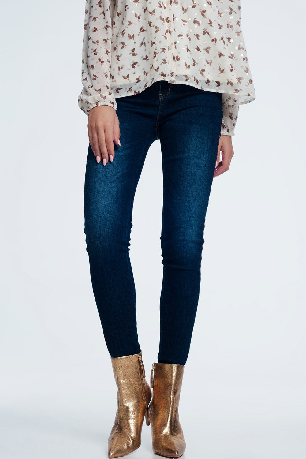 Gold side detail jeans | Just Cool Beans — jeans | the denim shop