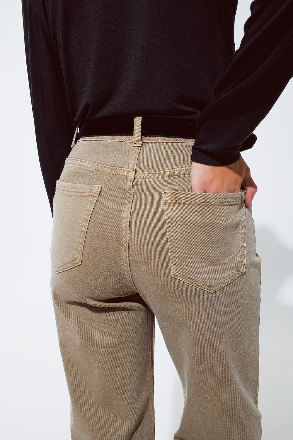 Gold straight leg jeans with metallic glow | Just Cool Beans
