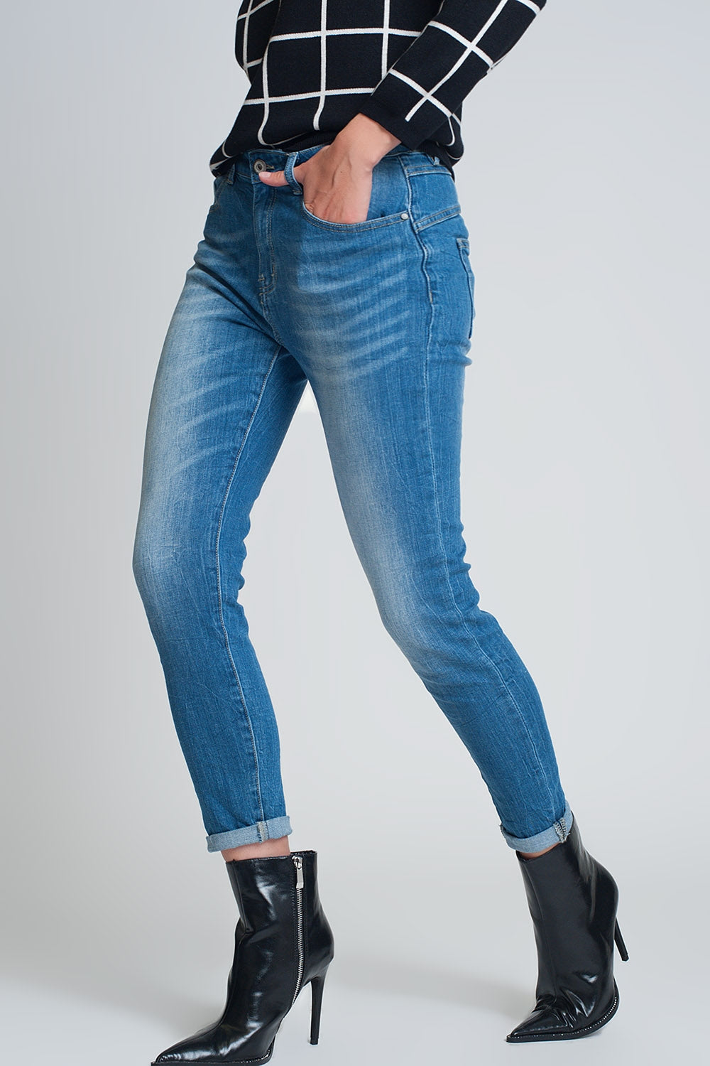 High rise farleigh slim mom jeans in lightwash | Just Cool Beans — jeans | the denim shop