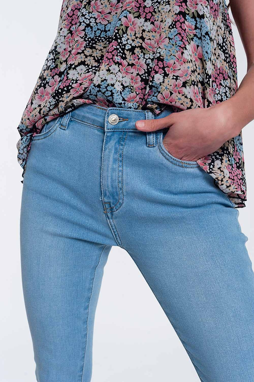 High-waisted jeans with glitter | Just Cool Beans — jeans | the denim shop