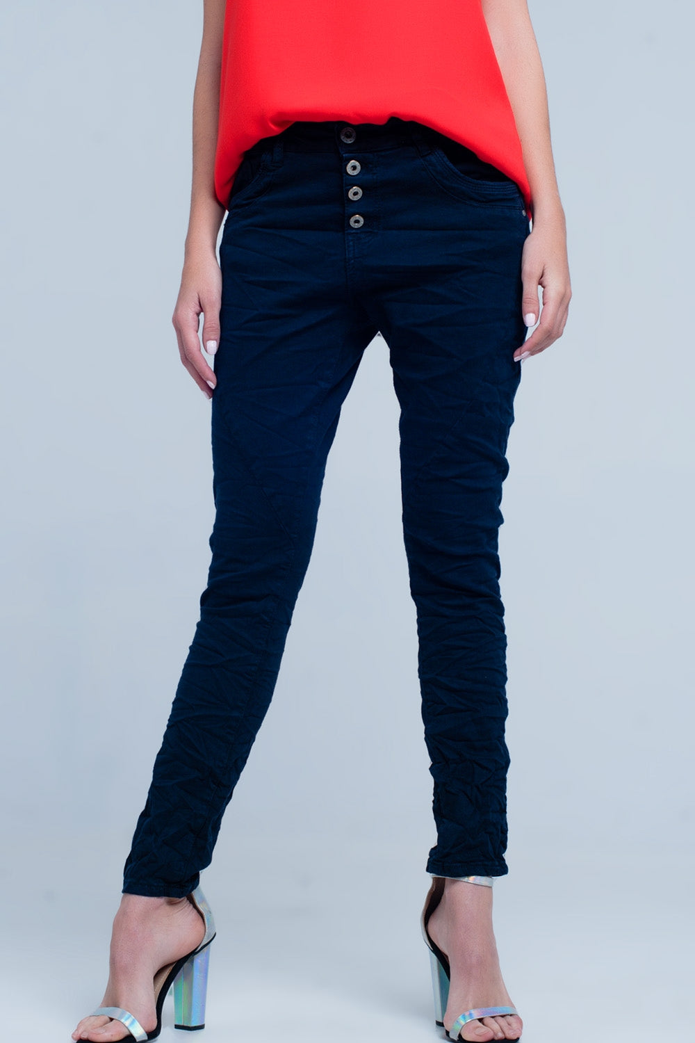 Original boyfriend jeans in navy | Just Cool Beans — jeans | the denim shop