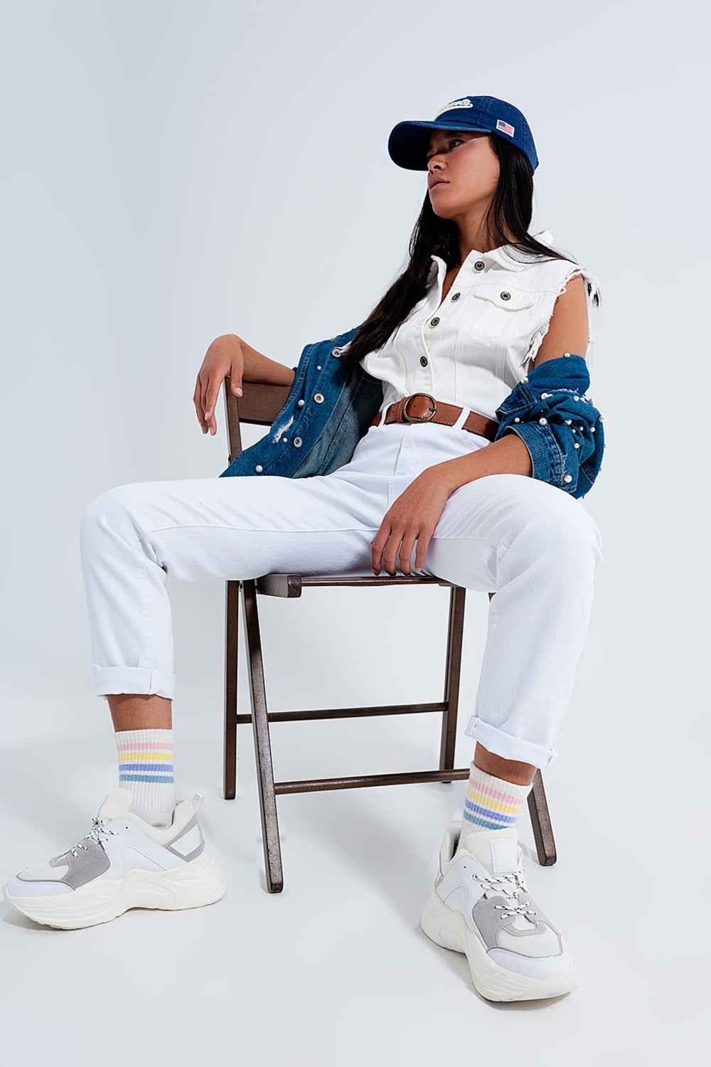 Original mom jean in white | Just Cool Beans — jeans | the denim shop