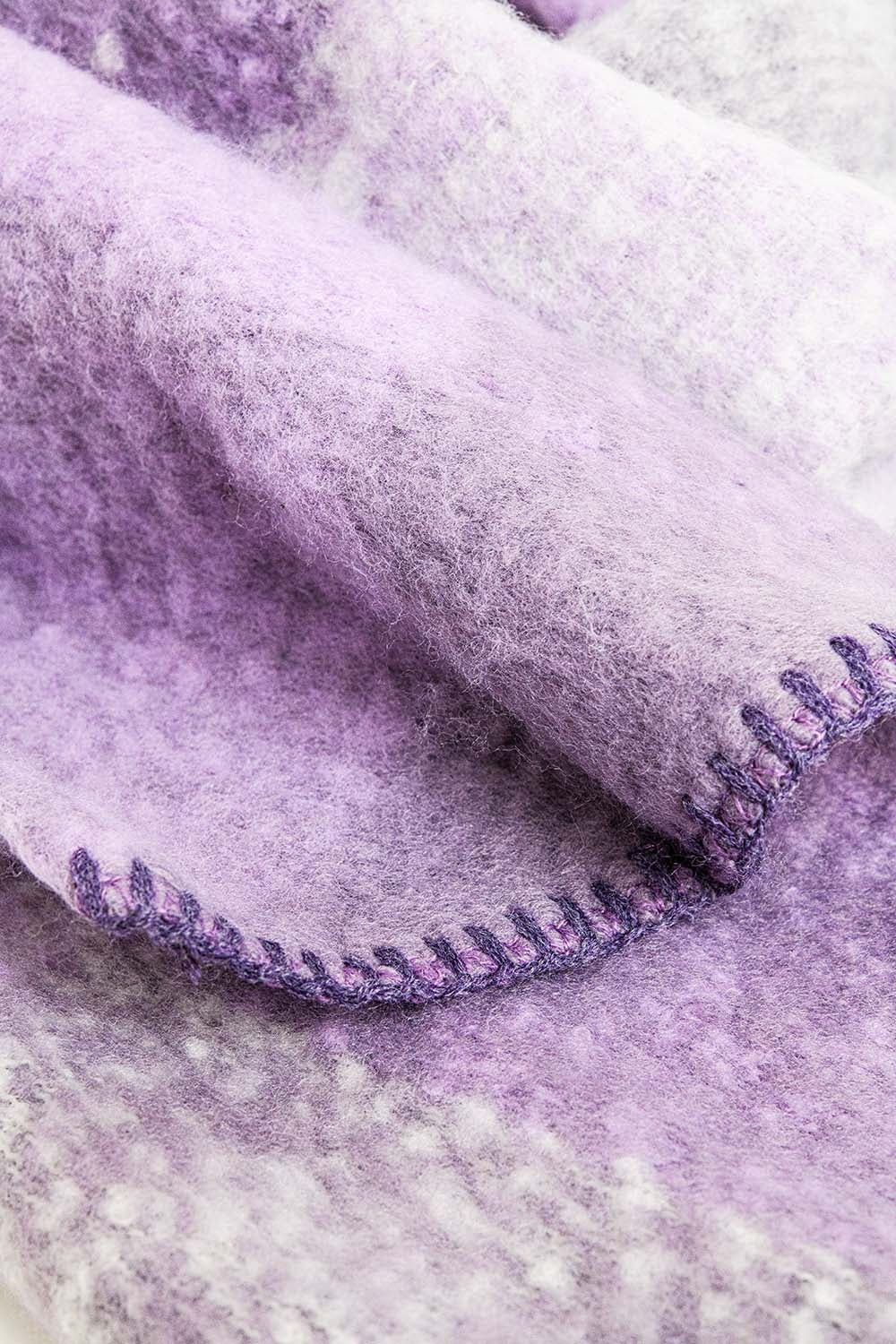 Scarf in beige and purple | Just Cool Beans