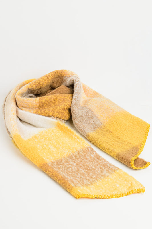 Scarf in beige and yellow | Just Cool Beans