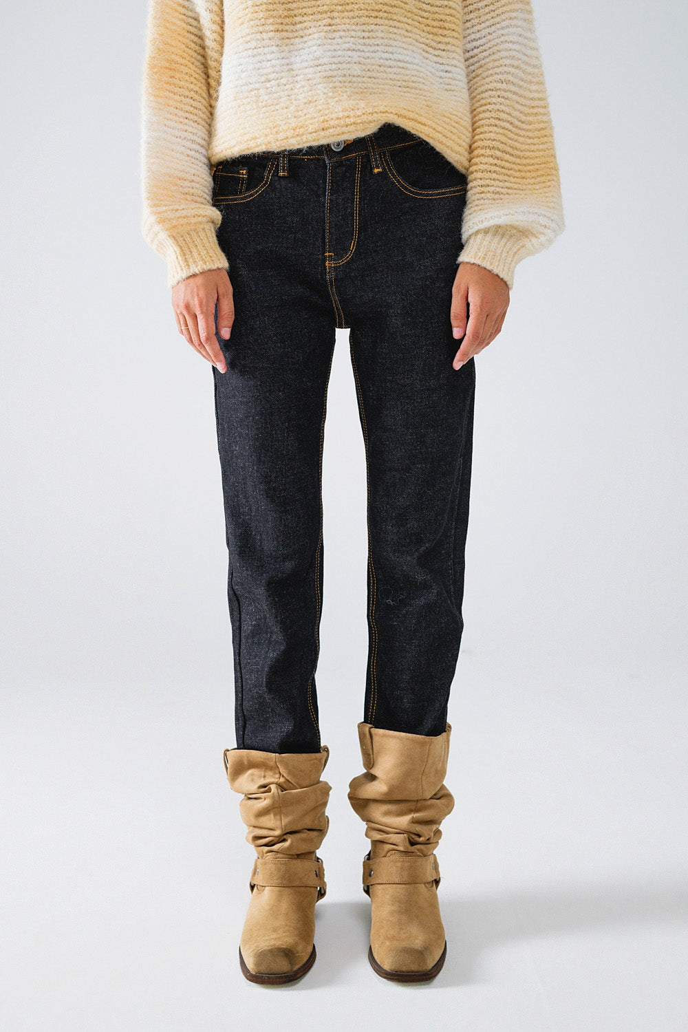 Skinny jeans with contrast stitching | Just Cool Beans — jeans | the denim shop
