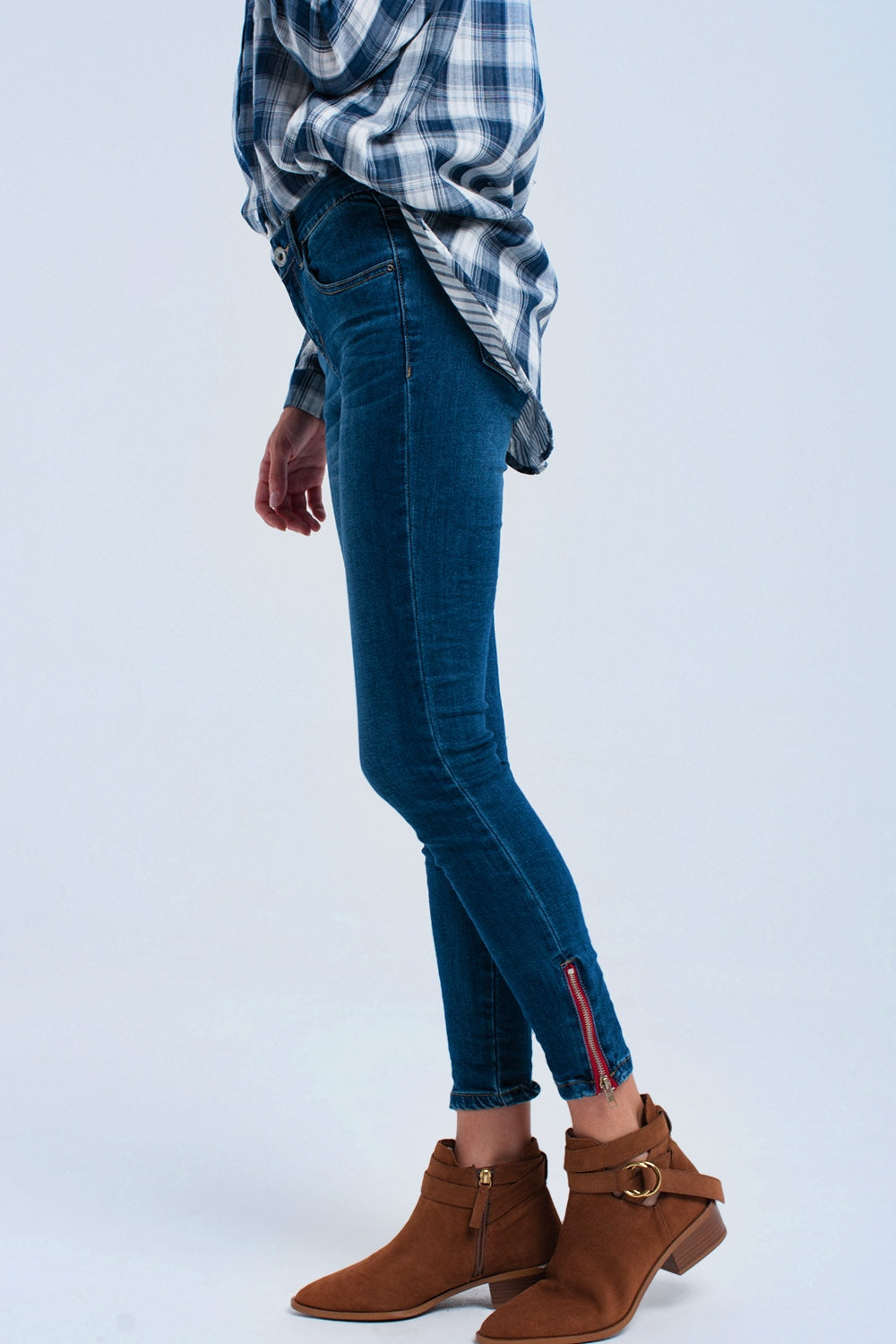 Skinny jeans with zipper | Just Cool Beans — jeans | the denim shop