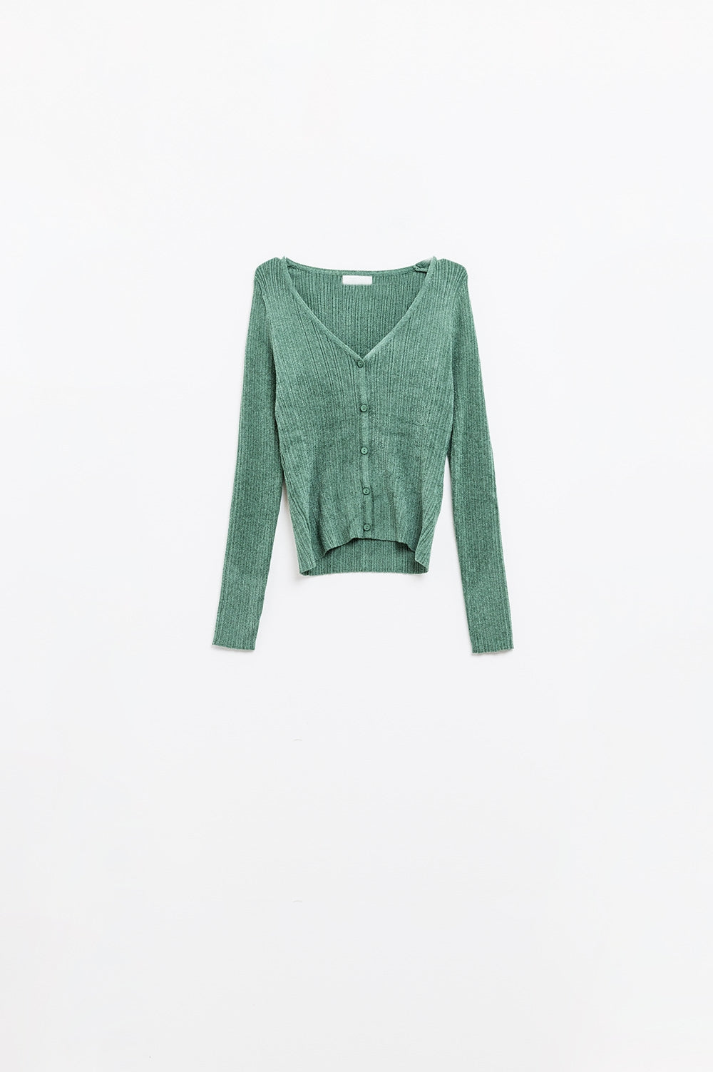 Textured cardigan in mint green | Just Cool Beans — sweaters | tops