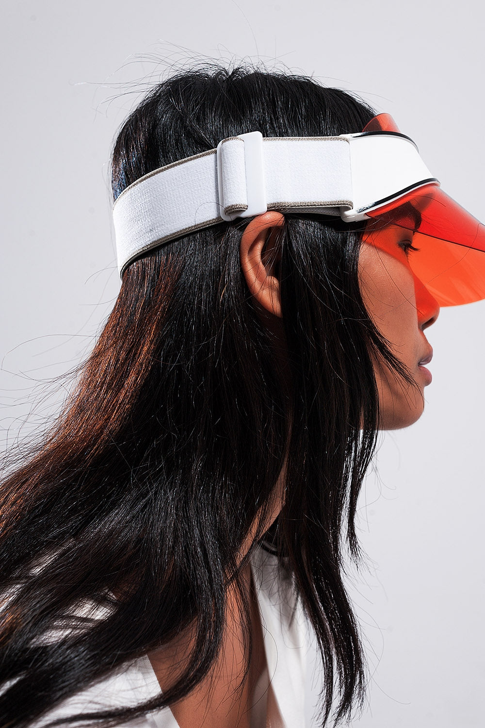 Visor cap in red | Just Cool Beans