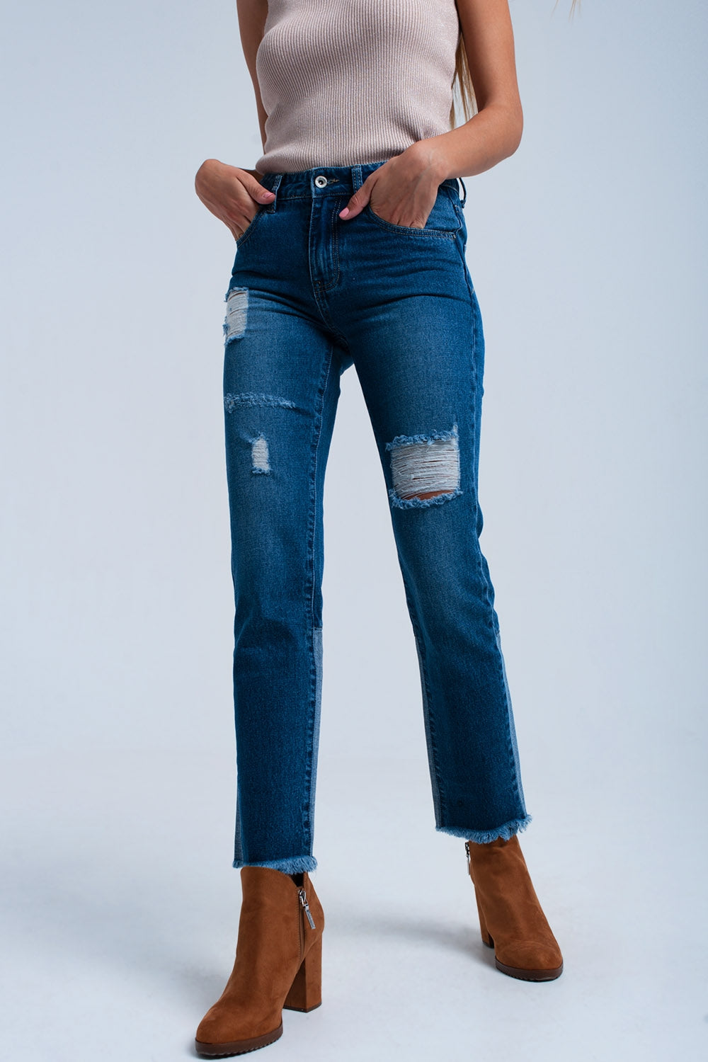 Worn straight jeans | Just Cool Beans — jeans | the denim shop
