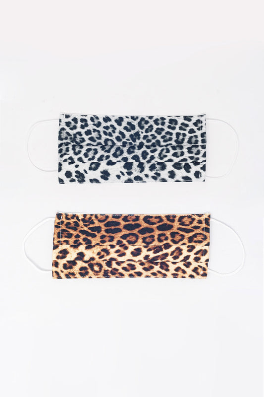 2 pack leopard mix print mask | Just Cool Beans — necklaces | nan