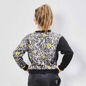 VANDALKIDS Kids Long Sleeve Cotton Sweatshirt - Graffiti (Unisex)