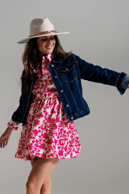 Basic stretch denim jacket in dark wash | Just Cool Beans — coats and jackets | jackets
