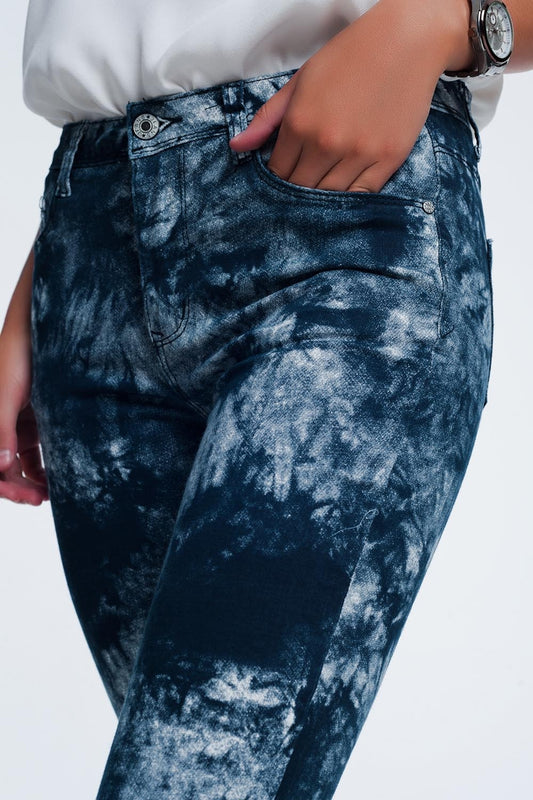 Blue tinted slim pants | Just Cool Beans — jeans | bottoms