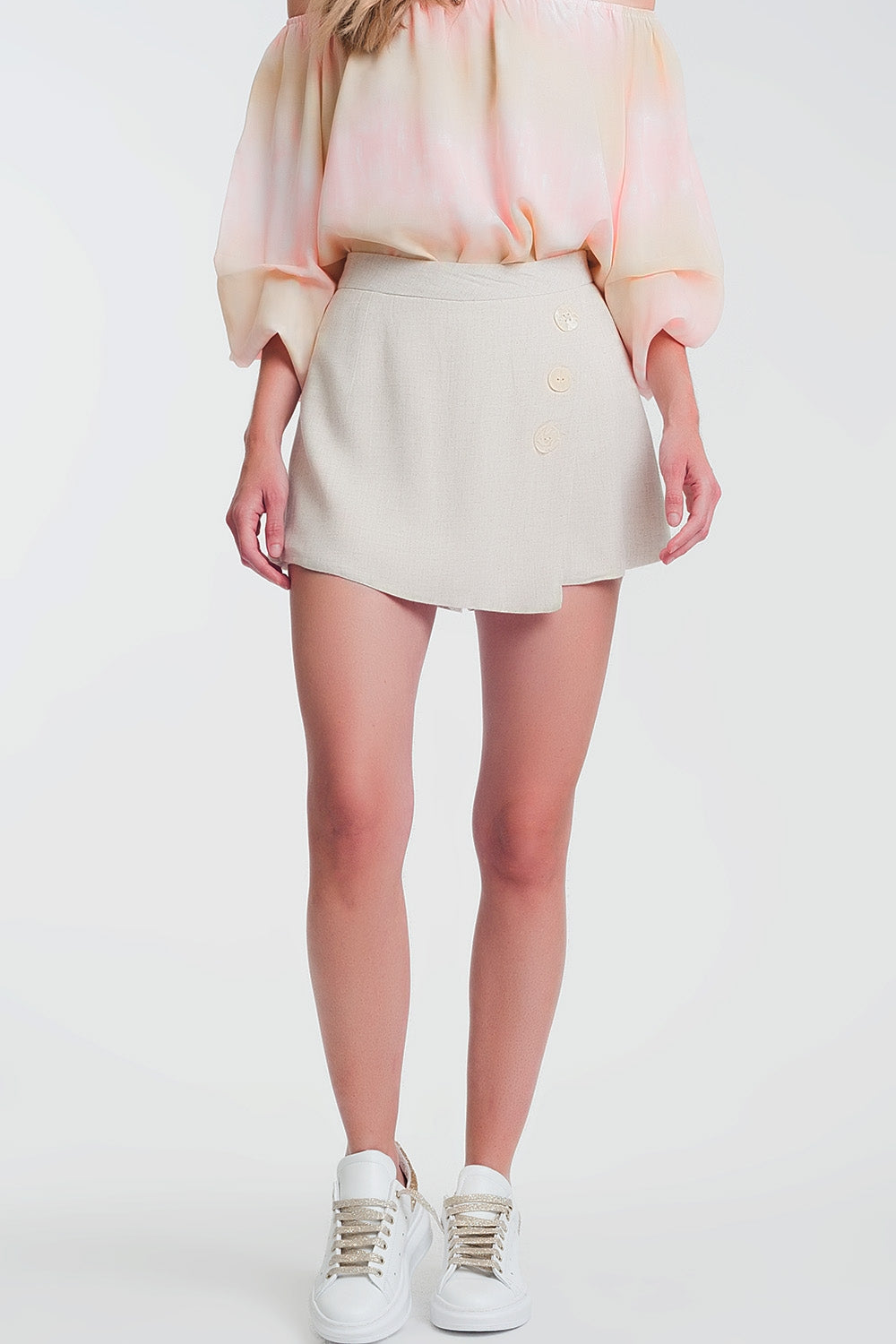 Button detail shorts | Just Cool Beans — pants | bottoms
