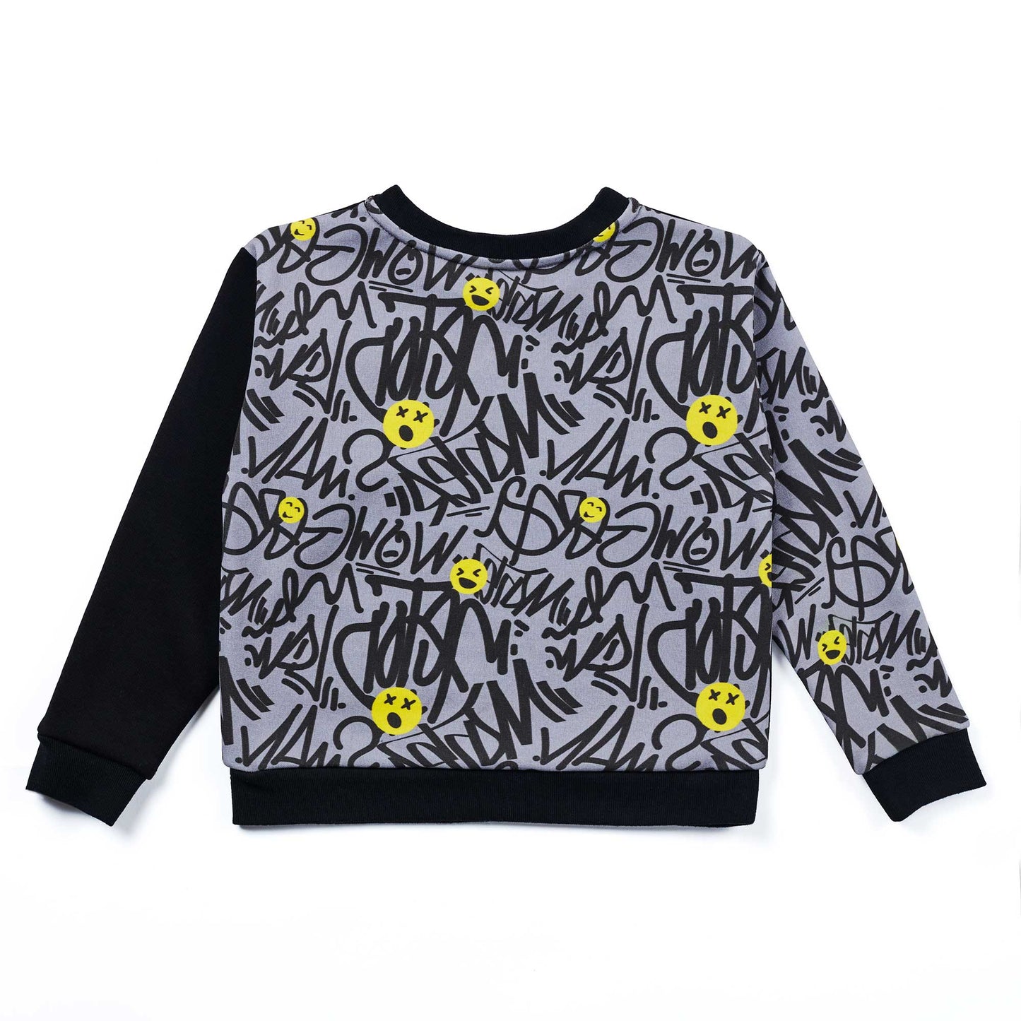 VANDALKIDS Kids Long Sleeve Cotton Sweatshirt - Graffiti (Unisex)