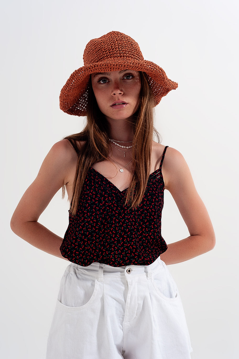 Cherry top in black | Just Cool Beans — tops