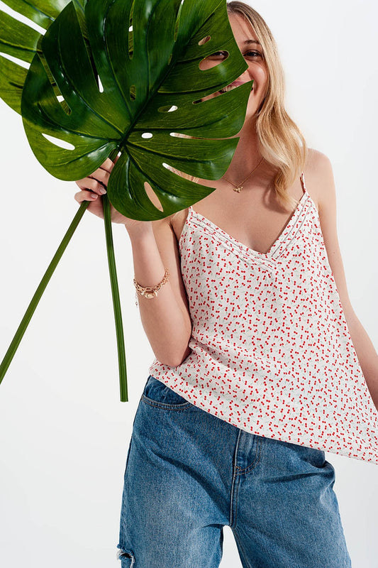 Cherry top in cream | Just Cool Beans — tops