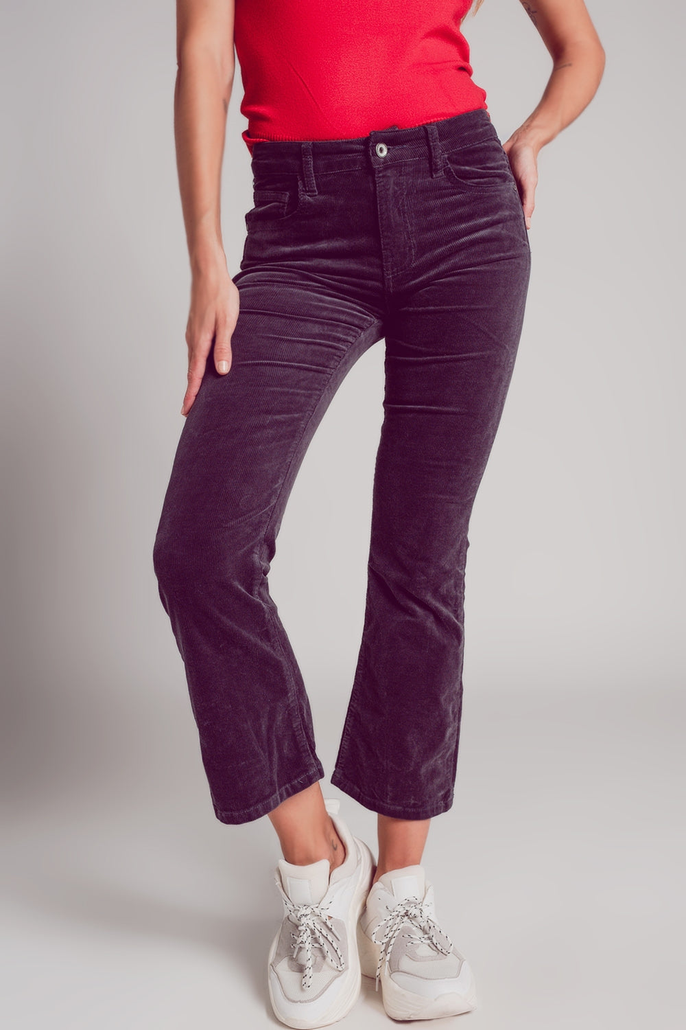Cord flare in brown | Just Cool Beans — jeans | the denim shop