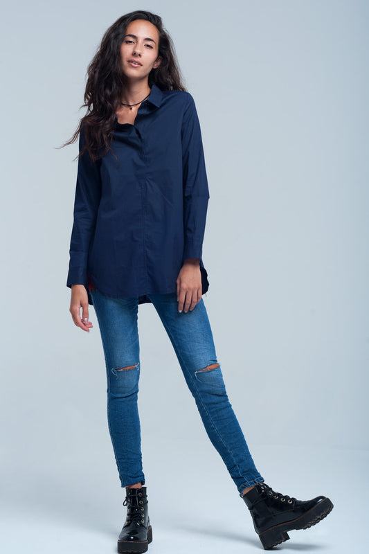 Dark navy shirt | Just Cool Beans — shirts | nan