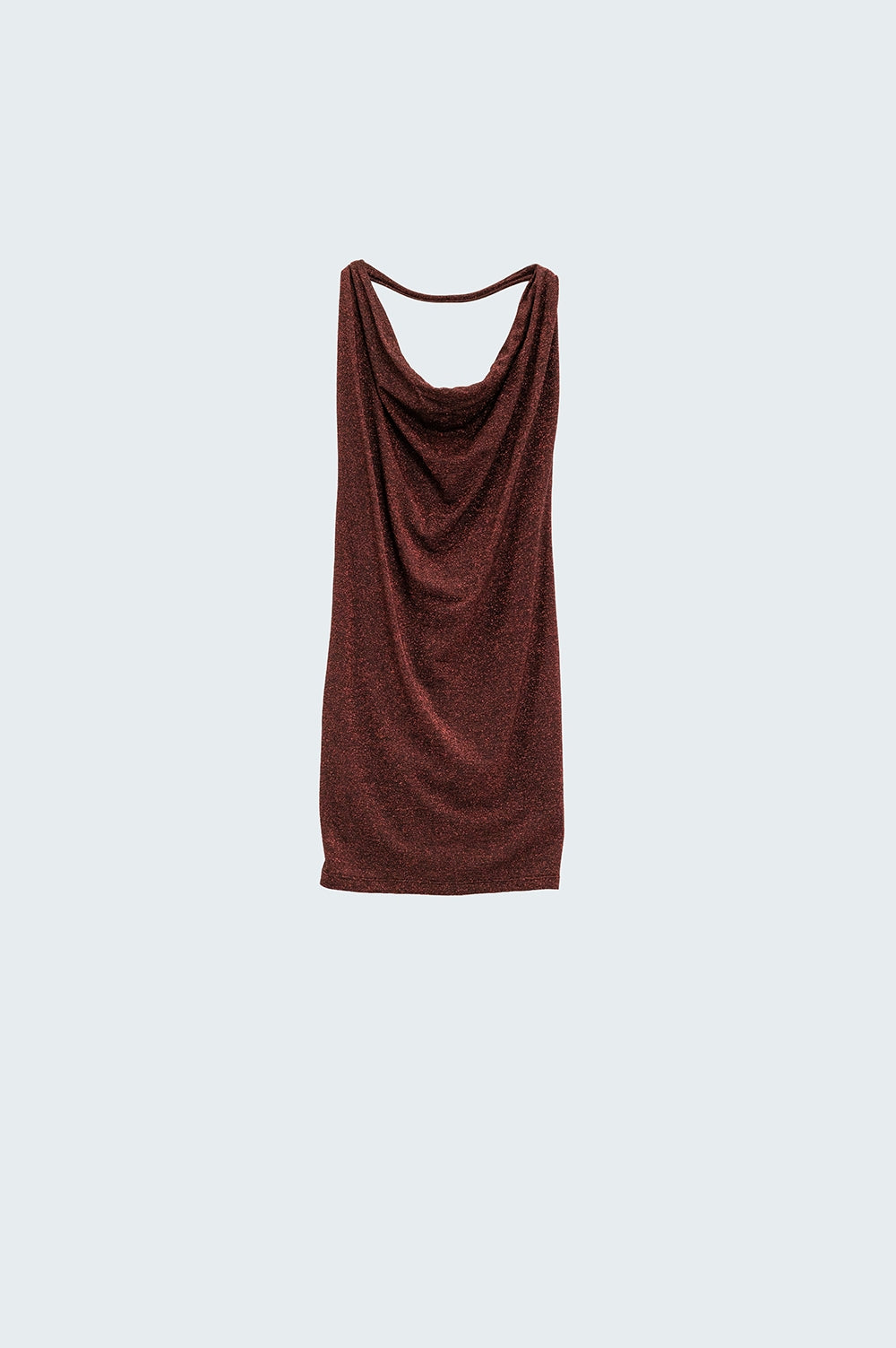 Draped neckline dress in bright red | Just Cool Beans — dresses