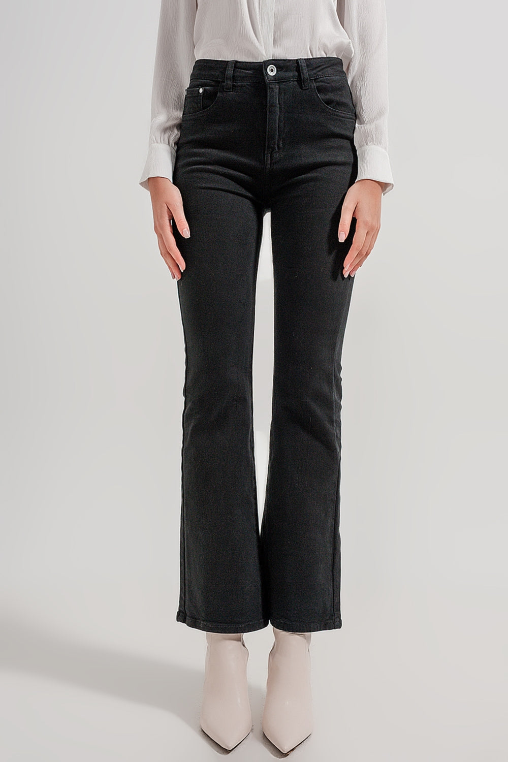 Flared jeans in black | Just Cool Beans — jeans | the denim shop