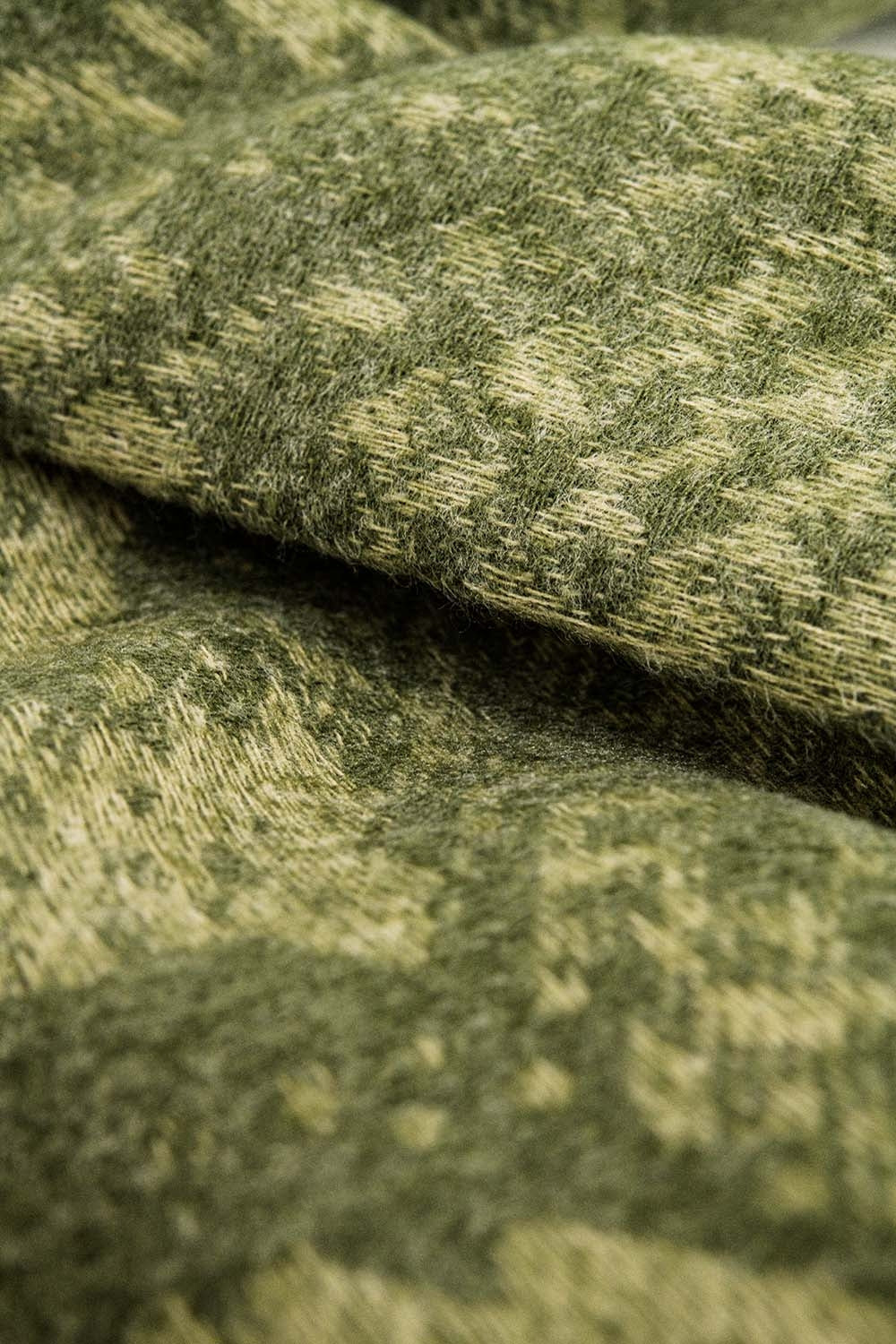 Green snake print scarf with bangs | Just Cool Beans