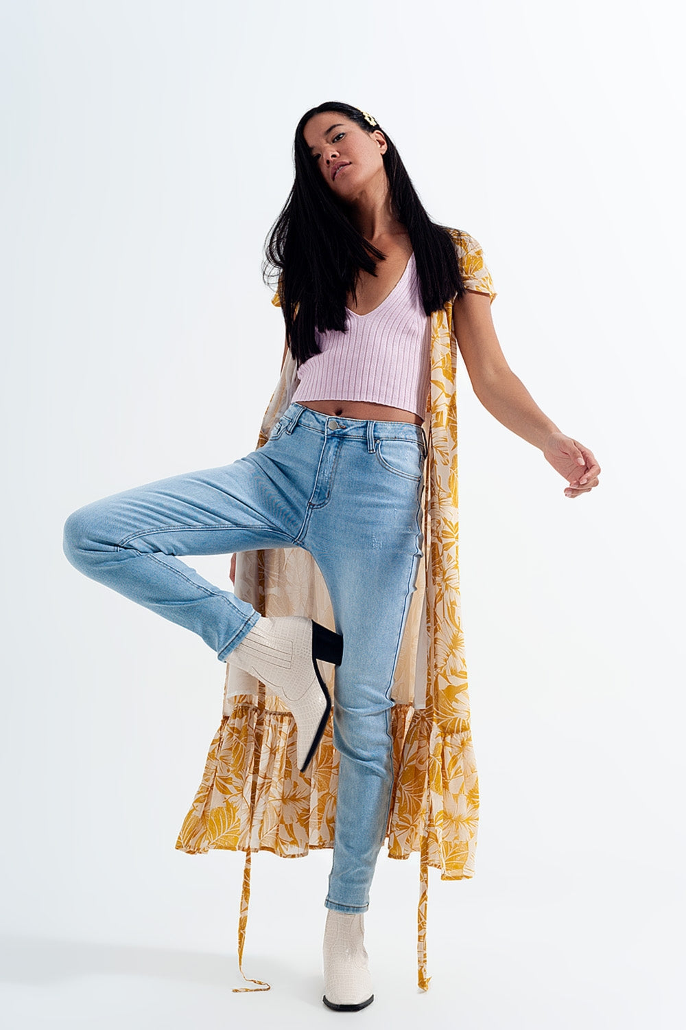 High rise vintage skinny jeans in light wash | Just Cool Beans — jeans | the denim shop