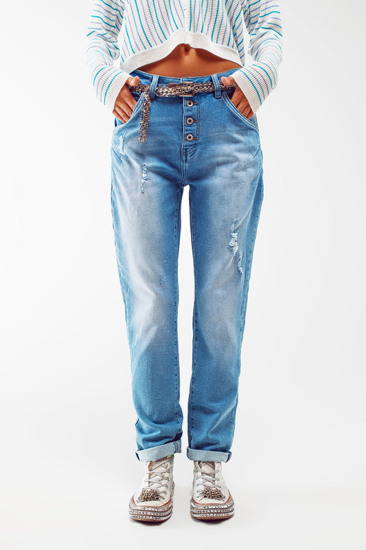 High waist button detail mom jeans | Just Cool Beans — jeans | the denim shop
