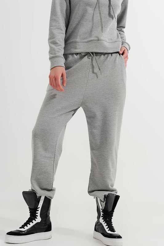Jogger in light gray heather | Just Cool Beans — pants | bottoms