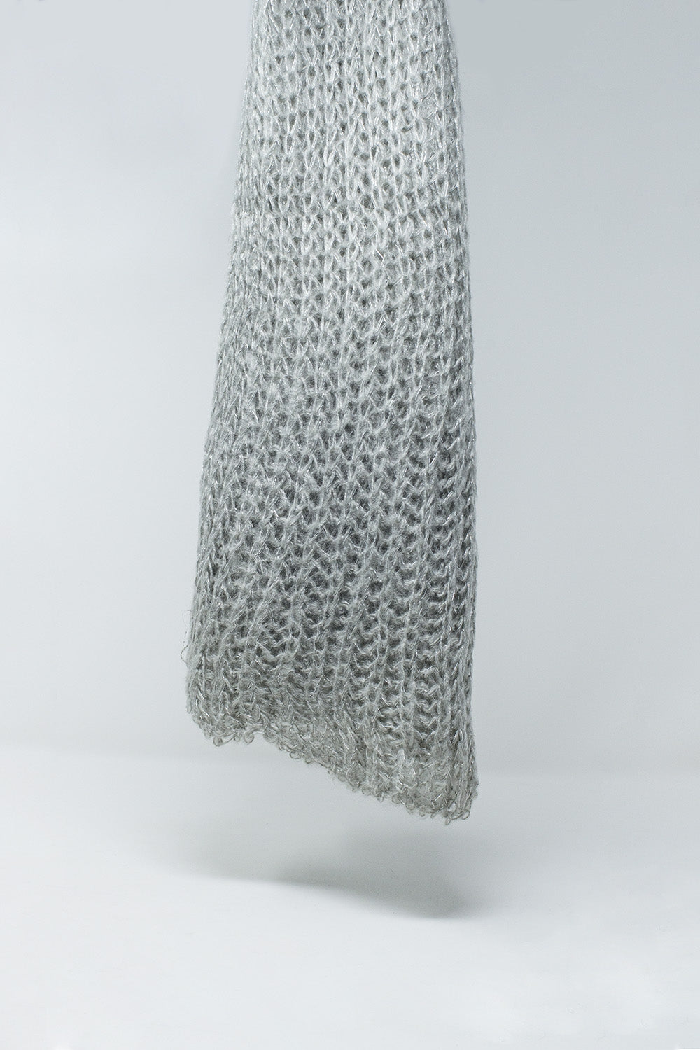Knitted scarf with silver thread | Just Cool Beans — accessories | sweaters and jumpers