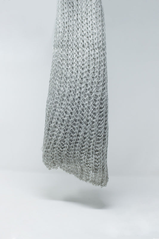 Knitted scarf with silver thread | Just Cool Beans — accessories | sweaters and jumpers