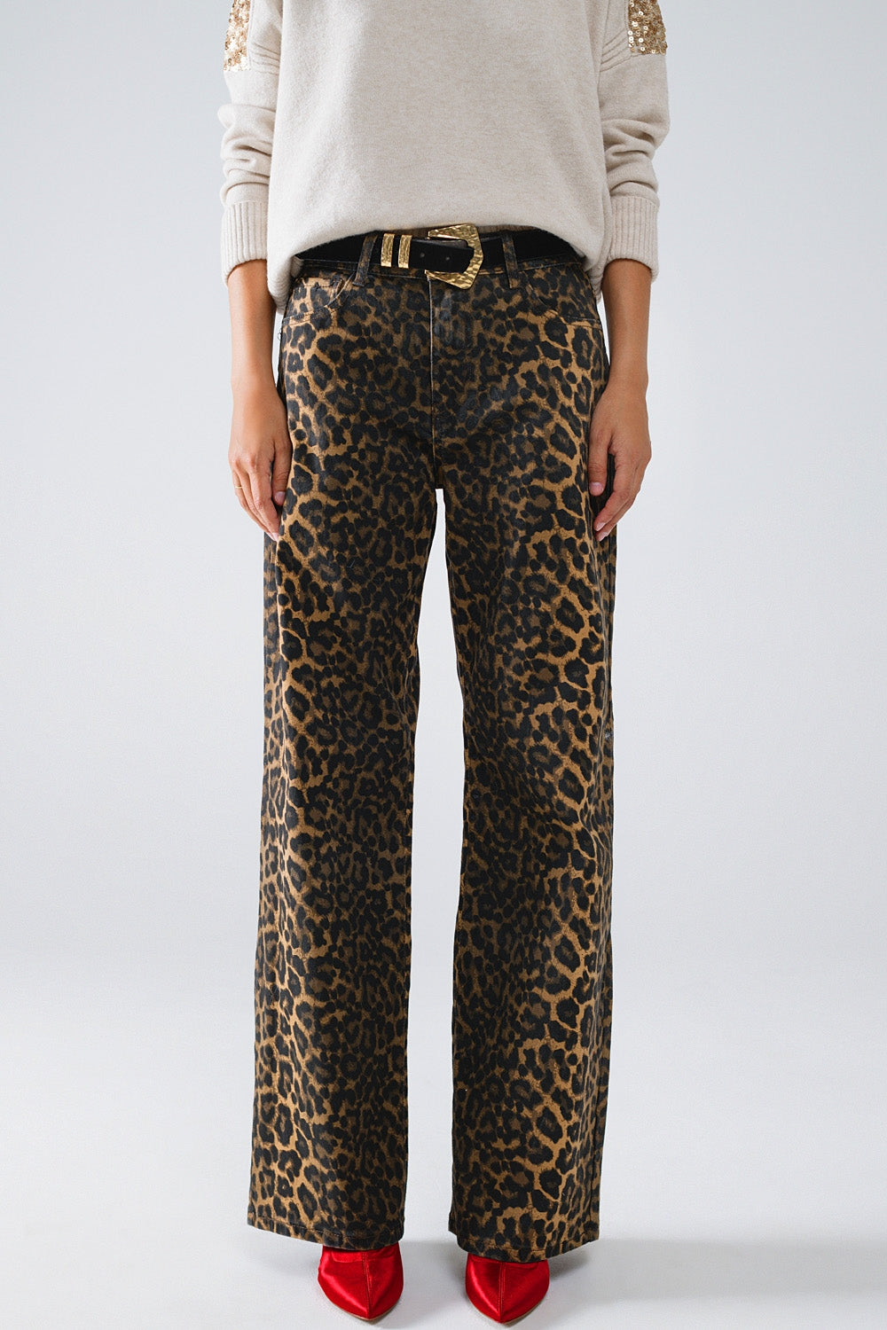 Leopard print with front and back ombré | Just Cool Beans — jeans | the denim shop