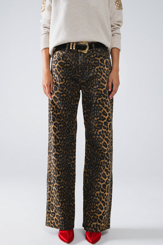 Leopard print with front and back ombré | Just Cool Beans — jeans | the denim shop