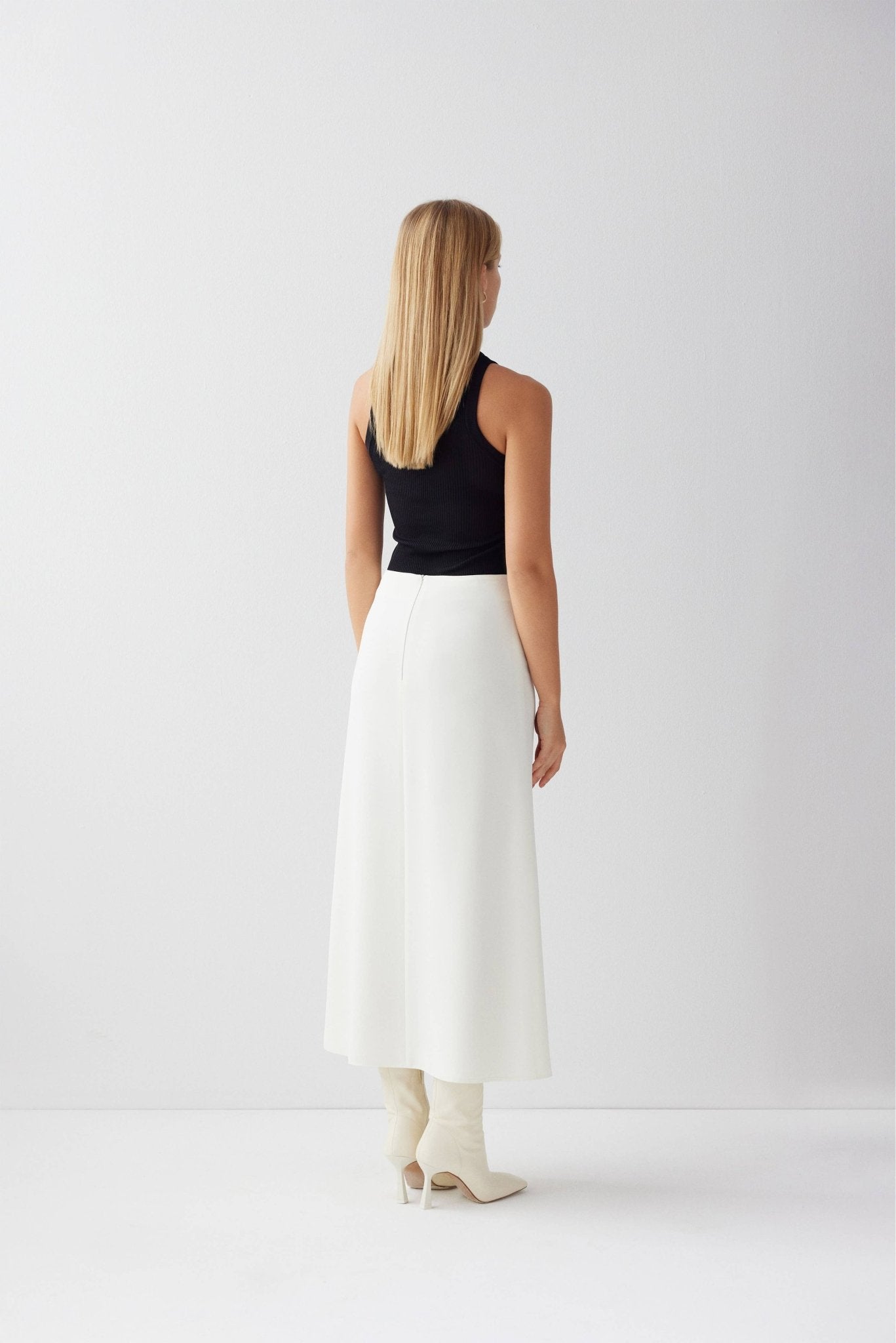 Lis Skirt in White - Just Cool Beans