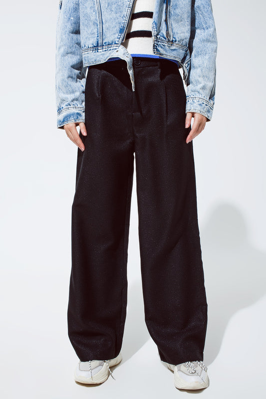 Oversized pantalon in black | Just Cool Beans — pants | bottoms