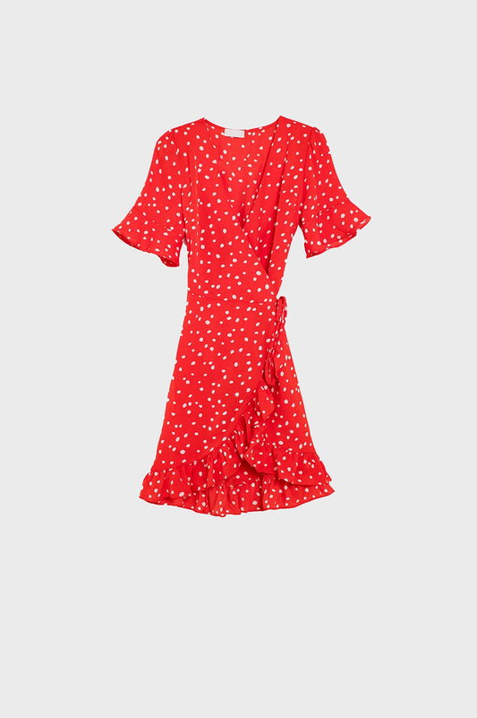 Red polka dot mini dress | Just Cool Beans — dresses