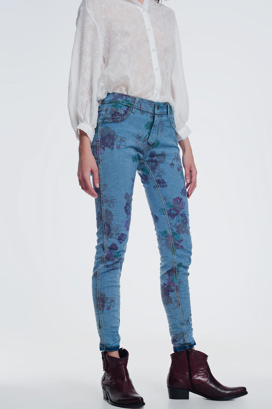 Reversible wrinkled denim skinny jeans | Just Cool Beans — jeans | the denim shop