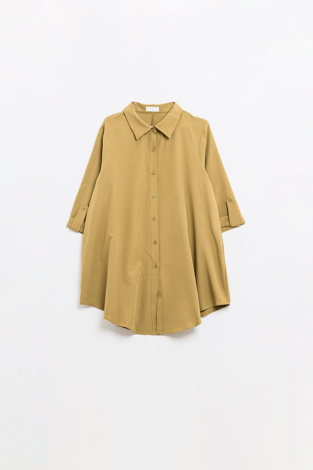 Shirt made of very soft and light fabric in camel | Just Cool Beans — shirts | nan