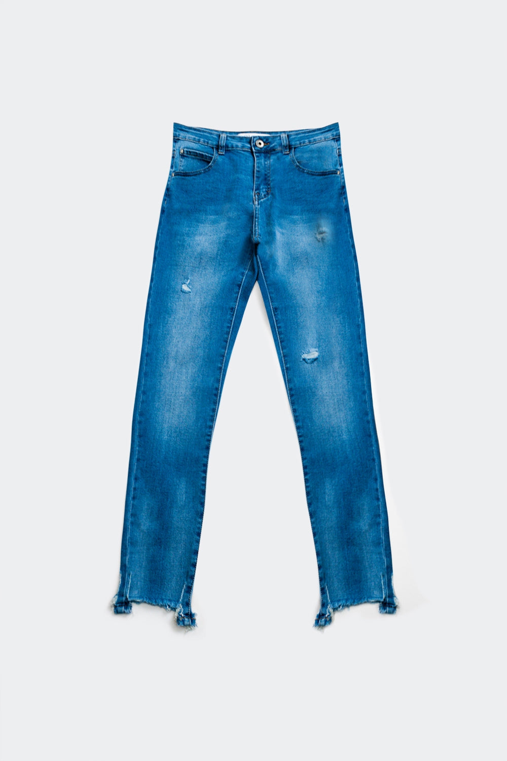 Skinny jeans with ripped hem detail | Just Cool Beans — jeans | the denim shop