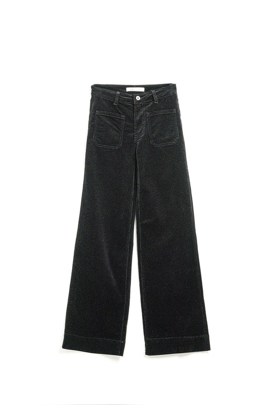 Straight leg corduroy jeans in black with pockets | Just Cool Beans — jeans | the denim shop